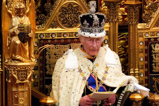 King Charles delivers his speech to Parliament on Wednesday  