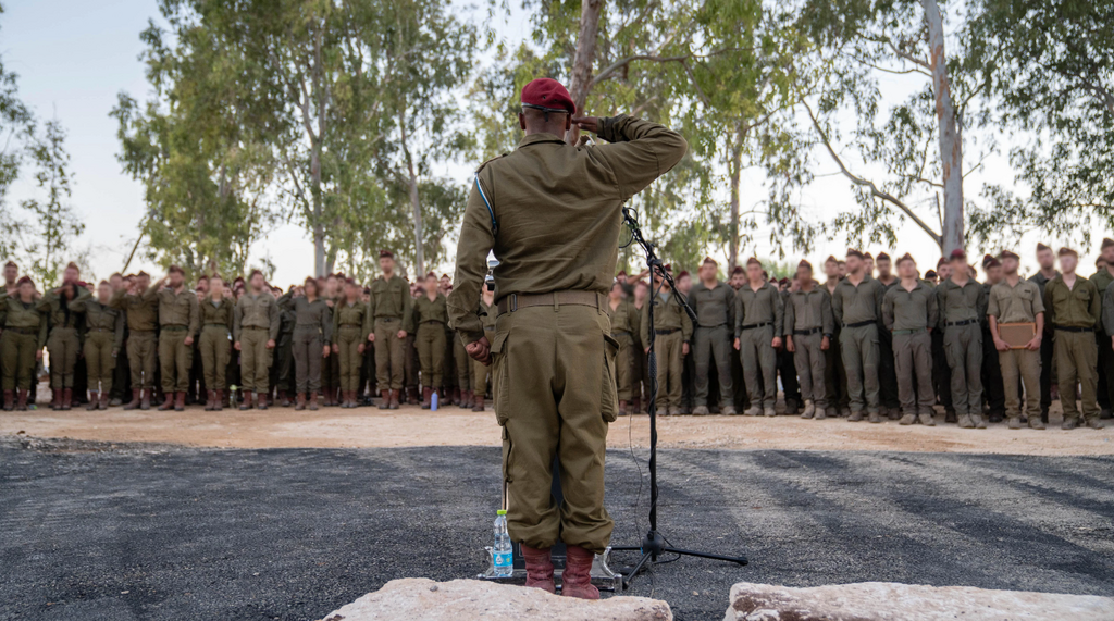 Ceremony commemorating ten dogs of IDF's elite Oketz K9 Unit killed in action whose burial sites remain unknown 