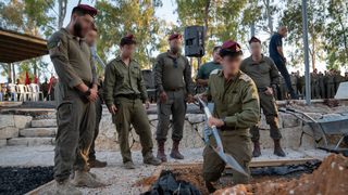 Ceremony commemorating ten dogs of IDF's elite Oketz K9 Unit killed in action whose burial sites remain unknown 