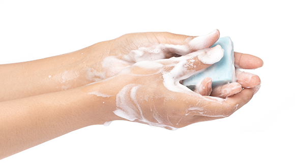 Hand soaps often contain stronger cleaning substances compared to body soaps. Hand soap 