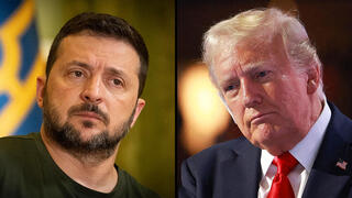 דונלד טראמפ וולודימיר זלנסקי