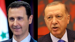 נשיא סוריה בשאר אסד נשיא טורקיה רג'פ טאיפ ארדואן