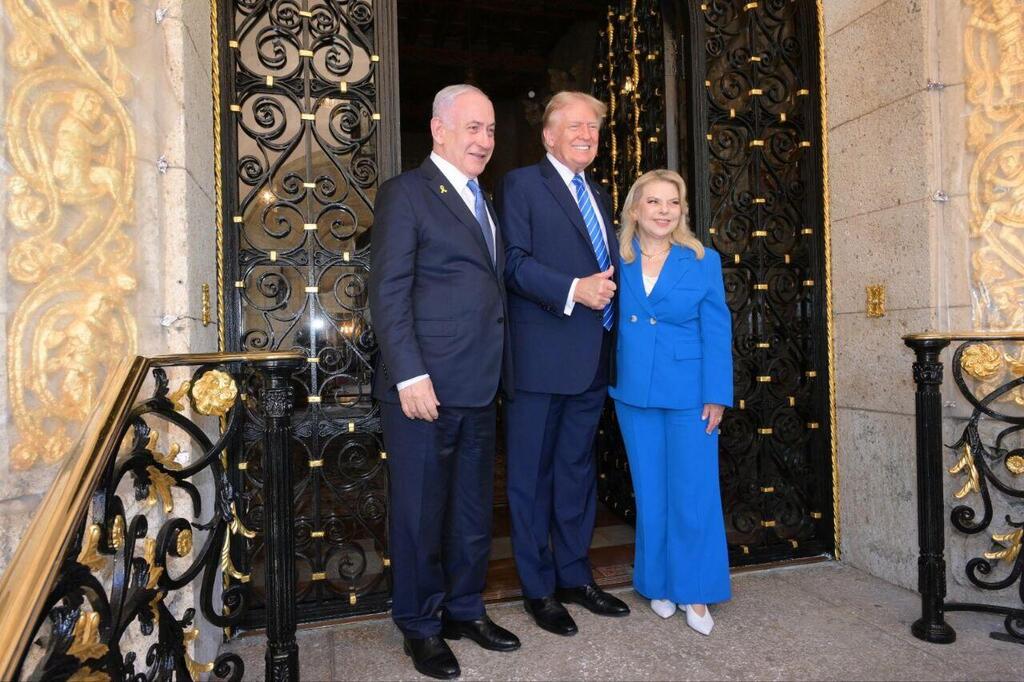 בנימין ושרה נתניהו נפגשים עם דונלד טראמפ