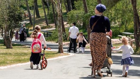 אישה משפחה חרדי חרדים חרדית אילוס אילוסטרציה