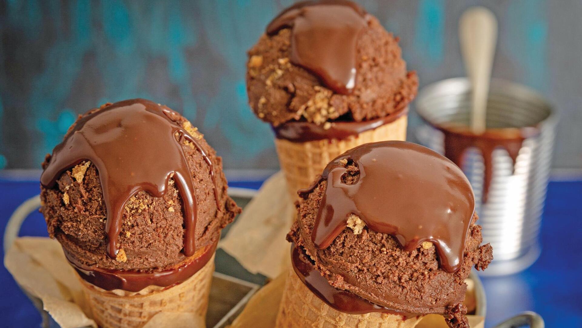 גלידת שוקולד עוגיות