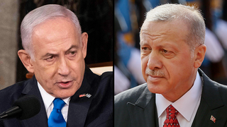 Prime Minister Benjamin Netanyahu and Turkish President Tayyip Erdogan 