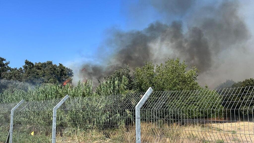 שריפות בגילי העליון בעקבות המטח