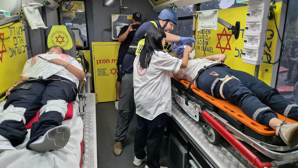 תרגיל מד"א לאירוע רב נפגעים בצפון