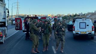 כוחות צה"ל בזירת הפיגוע