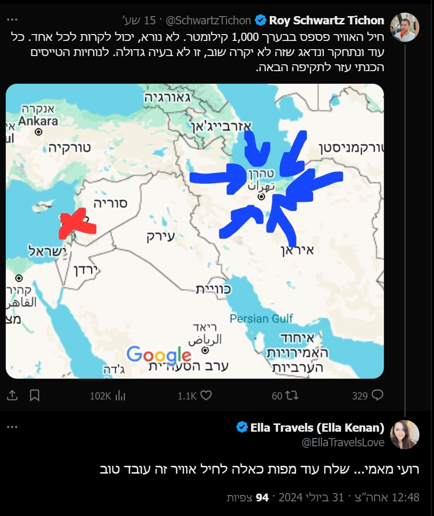 מודיעין ב-X זה עובד