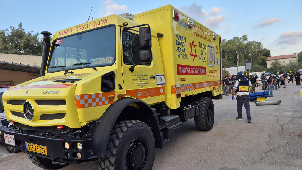 תרגיל מד"א לאירוע רב נפגעים בצפון