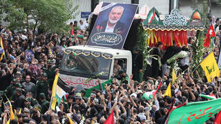 Ismail Haniyeh funeral in Tehran 