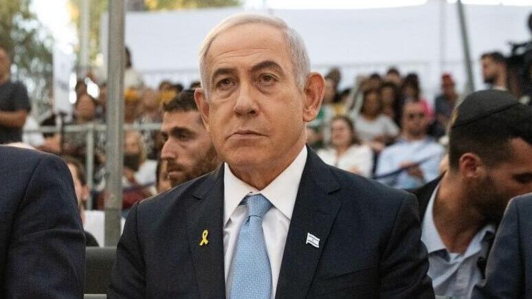 ראש הממשלה בנימין נתניהו, יצחק הרצוג ואמיר אוחנה בטקס האזכרה הממלכתי לזאב ז'בוטינסקי