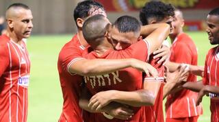 שחקני בני סכנין מאושרים