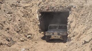 תוואי תת-קרקע בגובה שלושה מטרים שאותר על ציר פילדלפי