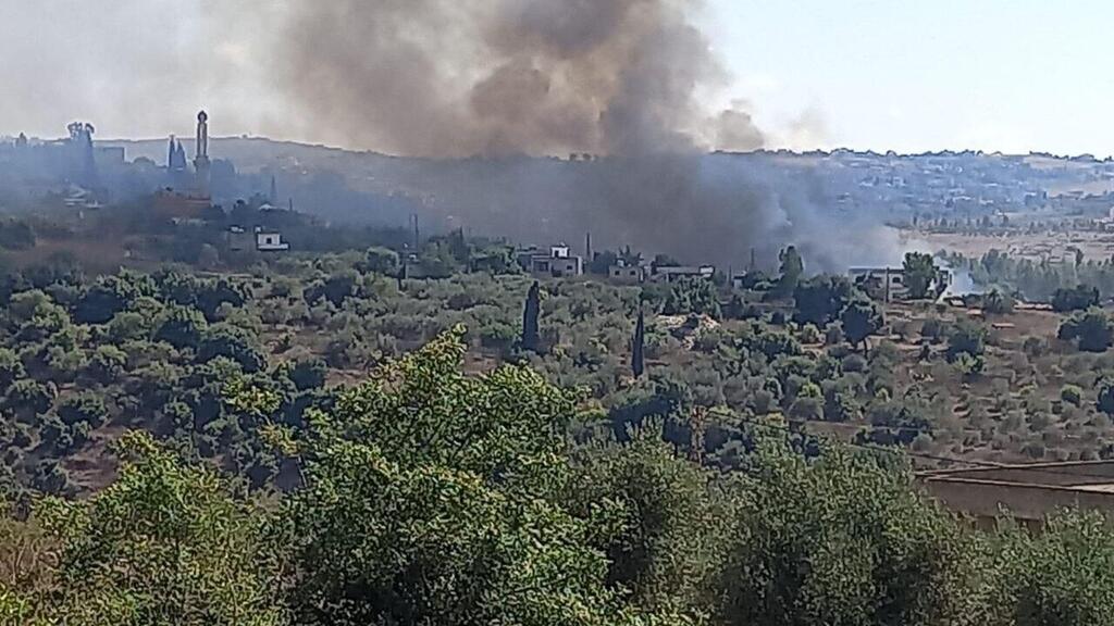 תיעוד לבנוני מתקיפות בשטח דרום לבנון