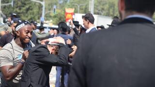 מחאת חרדים מול הבקו"ם