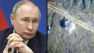 נשיא רוסיה ולדימיר פוטין פלישה של כוחות מ אוקראינה ל קורסק