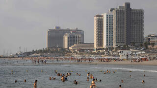 תמונת אווירה מת"א - טרם מתקפה איראנית צפויה