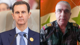 נשיא סוריה בשאר אל-אסד ועבד אל-כרים מחמוד איבראהים הרמטכ"ל של צבא סוריה