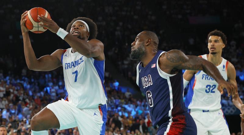 Yabusele made an impression in the Olympics, with a powerful dunk over LeBron James 