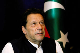Former Pakistani Prime Minister Imran Khan 