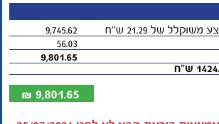  החשבונית השנייה