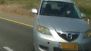 תאונה קטלנית בכביש החוף - מצלמת הדרך של רכב המעורב בתאונה
