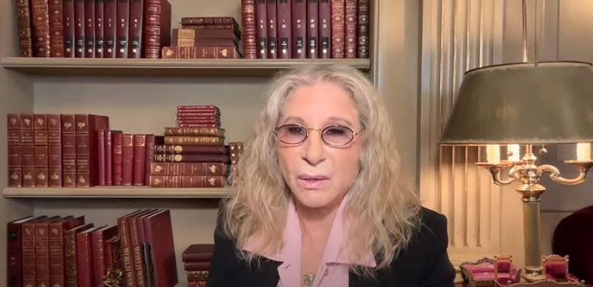 Barabara Streisand speaks to Jewish women's fundraiser for Kamala Harris 