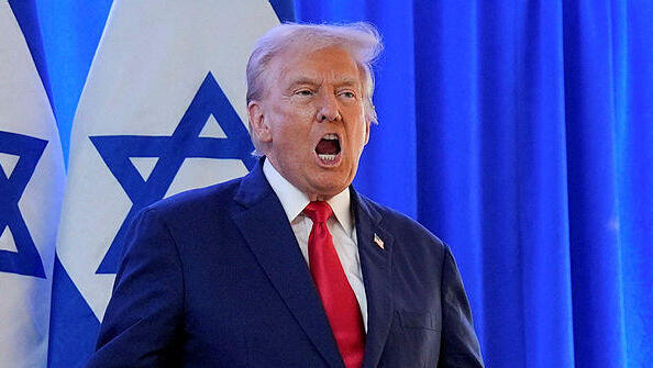 דונלד טראמפ בעצרת למען המאבק באנטישמיות בניו ג'רזי