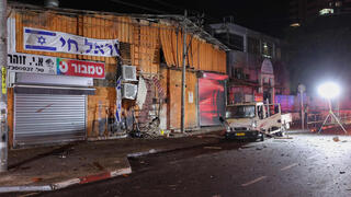 זירת פיצוץ מטען החבלה ברחוב הלח"י בתל אביב