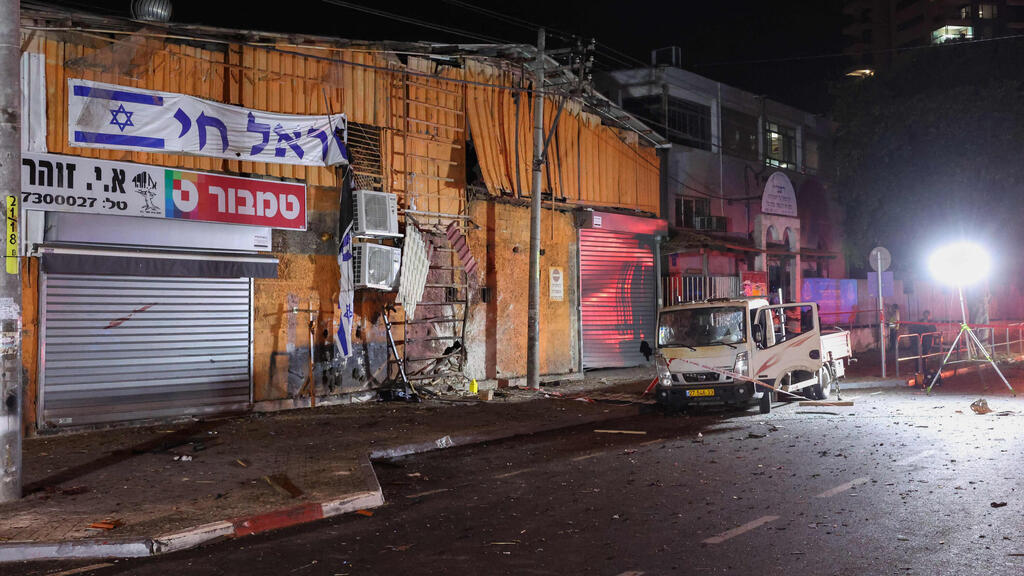 זירת פיצוץ מטען החבלה ברחוב הלח"י בתל אביב