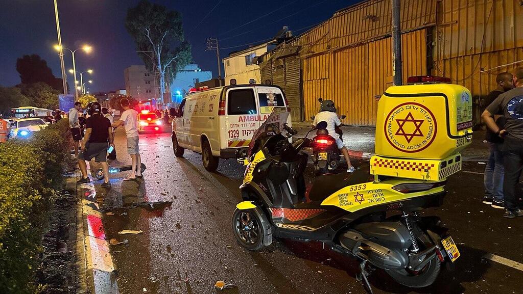 זירת פיצוץ המשאית ברחוב הלח"י בתל אביב