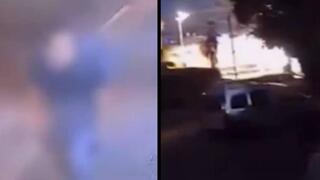 זירת הפיצוץ בתל אביב והחשוד