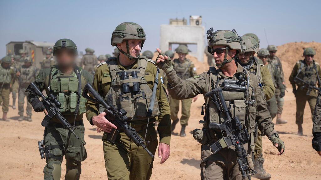 הרמטכ״ל רב-אלוף הרצי הלוי בסיור ברצועת עזה