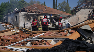 תיעוד מהפגיעה הישירה בבית בקצרין