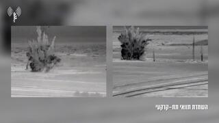 תיעודים של רחפן מתוואי מנהרה ופעילות הכוחות ברצועת עזה