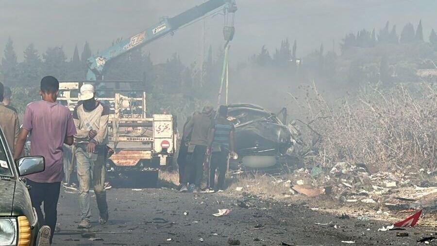 כטב"מ תקף רכב בדרום לבנון