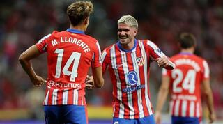 שחקני אתלטיקו מדריד חוגגים