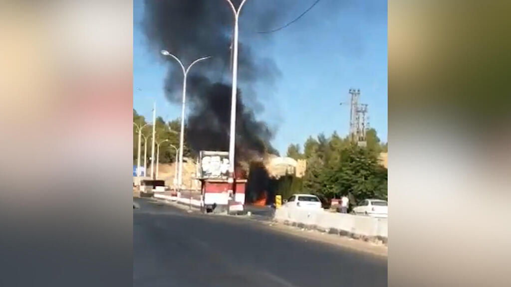 דיווח על תקיפת רכב בכביש דמשק-ביירות