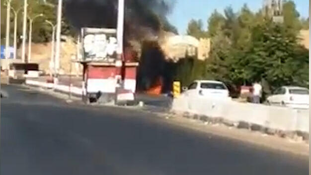 דיווח על תקיפת רכב בכביש דמשק-ביירות