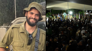 הלווייתו של רס"ר במיל' יוחאי חי גלאם ז"ל בבית העלמין הצבאי נתניה