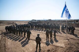 טקס חילופי מפקדים עוצבת "שועלי האש" (אוגדת עזה)
