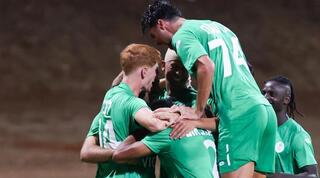 שחקני הפועל כפר סבא חוגגים