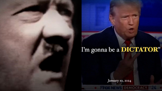 ארגון ה-Jewish Dems מציג את טראמפ כהיטלר: ״הזמן לעמוד מול השנאה והפשיזם הוא עכשיו לפני שיהיה מאוחר מדי”