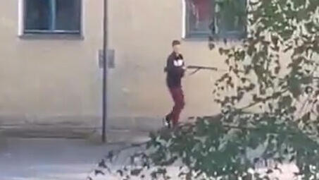 תיעוד מהירי לעבר הקונסוליה הישראלית במינכן, גרמניה