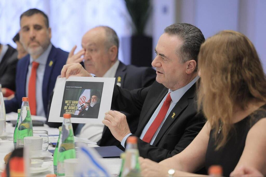 שר החוץ ישראל כ"ץ ושרת החוץ של גרמניה ברבוק