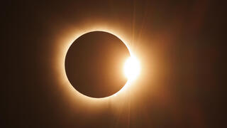 ליקוי חמה שצולם בשמי ארה"ב באפריל 2024