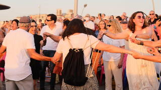 קבלת שבת עם בית תפילה ישראלי בנמל תל אביב