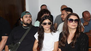 נועה גולדנברג מגיעה להגשת כתב האישום נגדה בשלום תל אביב